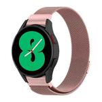 For Samsung Galaxy Watch 7 Ultra 47mm Milan Magnetic Stainless Steel Watch Band(Pink)