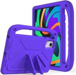 For iPad Pro 13 2024 Handle EVA Shockproof Tablet Case with Holder(Purple)