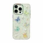 For iPhone 13 3D Colorful Crystal Butterfly TPU Phone Case(Butterfly Pearl)