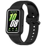 For Samsung Galaxy Fit3 Two Color Frame Integrated Silicone Watch Band(Black)