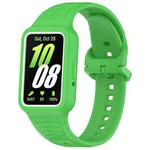 For  Huawei Band 9 NFC Two Color Frame Integrated Silicone Watch Band(Fluorescent Green)