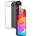 For iPhone 17 Air NORTHJO 2 in 1 TPU Phone Case Screen Protector Tempered Glass Film(Clear)