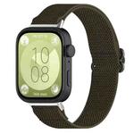 For Huawei Watch Fit 3 Ethnic Style Elastic Nylon Watch Band(Army Green)