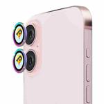 For iPhone 16 / 16 Plus ENKAY Hat-Prince AR 9H Rear Lens Aluminium Alloy Tempered Glass Film(Colorful)