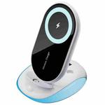 K18 Universal Desktop Stand 15W Wireless Fast Charging Phone Charger(White)
