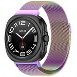 For Samsung Galaxy Watch 7 Ultra 47mm Milan Magnetic Metal Steel Watch Band(Colorful)