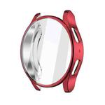 For Samsun Galaxy Watch 7 40mm Full Coverage TPU Electroplated Watch Protective Case(Red)