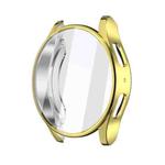 For Samsun Galaxy Watch 7 40mm Full Coverage TPU Electroplated Watch Protective Case(Gold)