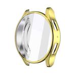 For Samsun Galaxy Watch 7 44mm Full Coverage TPU Electroplated Watch Protective Case(Gold)