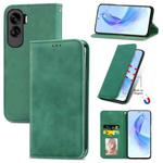 For Honor 90 Lite Retro Skin Feel Magnetic Flip Leather Phone Case(Green)