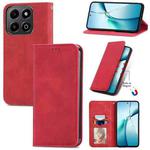 For Honor 200 Smart Retro Skin Feel Magnetic Flip Leather Phone Case(Red)