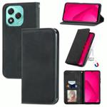 For Honor 400 Lite Retro Skin Feel Magnetic Flip Leather Phone Case(Black)