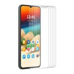 For Nokia G300 5pcs ENKAY 9H Big Arc Edge High Aluminum-silicon Tempered Glass Film