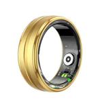 R06 SIZE 8 Smart Ring, Support Heart Rate / Blood Oxygen / Sleep Monitoring / Multiple Sports Modes(Gold)