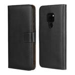 Horizontal Flip Leather Case for Huawei Mate 20 , with Magnetic Clasp and Bracket and Card Slot and Wallet(Black)