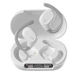 S200 Waterproof In-ear Wireless Sports Bluetooth Earphone with LED Digital Display(white)
