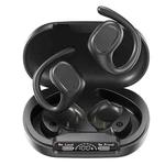 S200 Waterproof In-ear Wireless Sports Bluetooth Earphone with LED Digital Display(black)