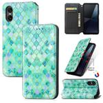 For Sony Xperia 10 VI CaseNeo Colorful Magnetic Leather Phone Case(Emerald)