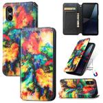 For Sony Xperia 10 VI CaseNeo Colorful Magnetic Leather Phone Case(Colorful Cloud)