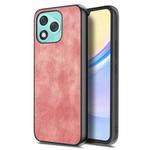 For Honor 400 Lite Glodal Vintage Leather PC Back Cover Phone Case(Pink)
