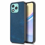 For Honor 400 Lite Glodal Vintage Leather PC Back Cover Phone Case(Blue)
