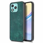 For Honor 400 Lite Glodal Vintage Leather PC Back Cover Phone Case(Green)