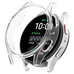 For Samsung Galaxy Watch 7 40mm Half Coverage Hollowed PC Watch Protective Case(Transparent White)