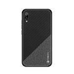 PINWUYO Honors Series Shockproof PC + TPU Protective Case for Huawei Enjoy 9 (Global Official Version) / Y7 Pro 2019(Black)