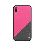 PINWUYO Honors Series Shockproof PC + TPU Protective Case for Huawei Enjoy 9 (Global Official Version) / Y7 Pro 2019(Red)