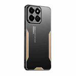 For OnePlus Ace 3 Pro Blade Series TPU Hybrid Metal Phone Case(Gold)