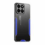 For OnePlus Ace 3 Pro Blade Series TPU Hybrid Metal Phone Case(Blue)