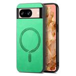 For Google Pixel 9 / 9 Pro Retro Magsafe Magnetic PU Back Cover Phone Case(Green)