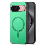 For Google Pixel 10 Retro Magsafe Magnetic PU Back Cover Phone Case(Green)