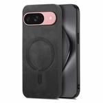 For Google Pixel 10 Retro Magsafe Magnetic PU Back Cover Phone Case(Black)