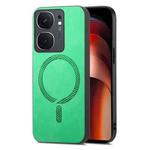 For vivo iQOO Neo9 / Neo9 Pro 5G Retro Magsafe Magnetic PU Back Cover Phone Case(Green)