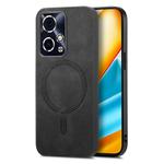 For Honor 90 GT 5G Retro Magsafe Magnetic PU Back Cover Phone Case(Black)