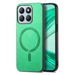 For Honor X8b Retro Magsafe Magnetic PU Back Cover Phone Case(Green)