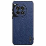 For OnePlus Ace 3 Pro Tree Bark Leather Shockproof Phone Case(Blue)