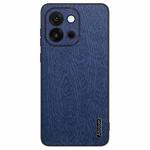 For OnePlus 13T Tree Bark Leather Shockproof Phone Case(Blue)