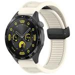 For Huawei Watch GT 2E 22mm Foldable Magnetic Buckle Silicone Watch Band(Starlight)