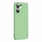 For OPPO Reno13 F 4G / 5G PINWUYO Sense Series Liquid Silicone TPU Phone Case(Green)