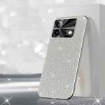 For vivo iQOO Neo8 Pro Electroplated Glitter Powder Phone Case(Silver)