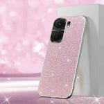 For vivo iQOO Neo9 Electroplated Glitter Powder Phone Case(Pink)