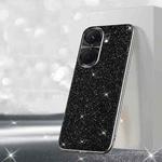 For vivo iQOO Neo9S Pro+ Electroplated Glitter Powder Phone Case(Black)