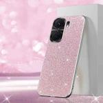 For vivo iQOO Neo9S Pro+ Electroplated Glitter Powder Phone Case(Pink)