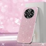 For vivo Y300 Pro Electroplated Glitter Powder Phone Case(Pink)