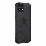 For Xiaomi 14T Pro Deer Head Cloth Skin All-inclusive Phone Case(Black)