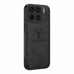 For Xiaomi 15  Pro Deer Head Cloth Skin All-inclusive Phone Case(Black)