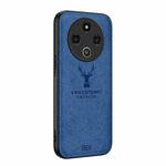 For Xiaomi Redmi 14C 4G Deer Head Cloth Skin All-inclusive Phone Case(Blue)