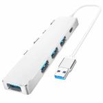 ADS-301A USB 3.0 to Type-C + USB 3.0 / 2.0 4-Ports Hub Laptop Expander(Silver)